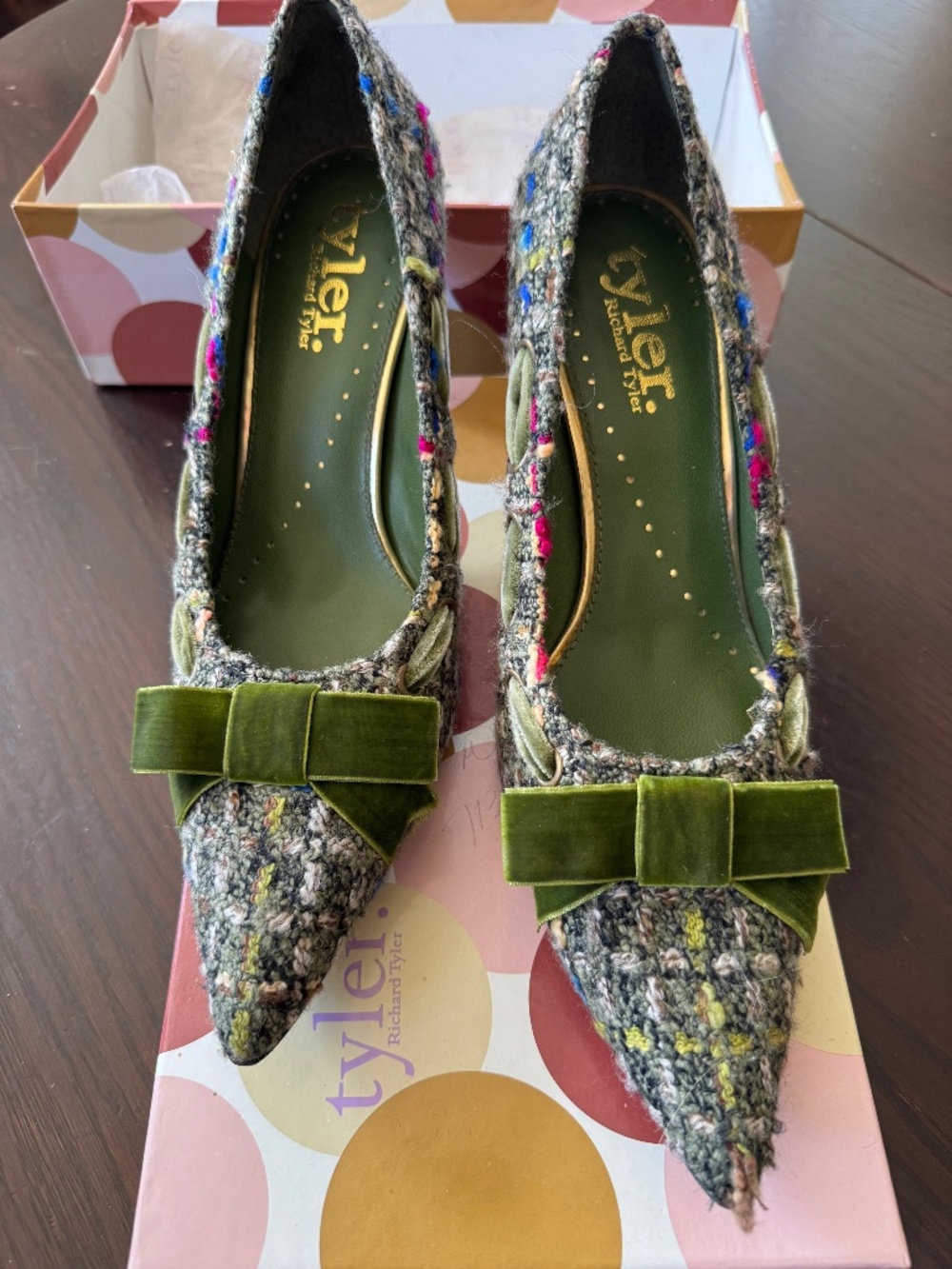 Richard Tyler Tweed Heels